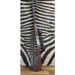 Kipplauf MERKEL K3 cal.7x65R canon 61cm + lunette SWAROVSKI Habicht 2.5-10x42