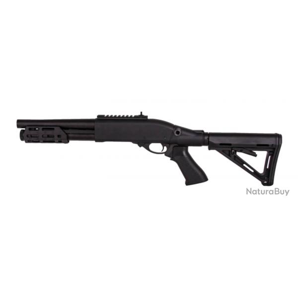 Rplique Fusil  Pompe M870 avec crosse Golden Eagle  Gaz NOIR