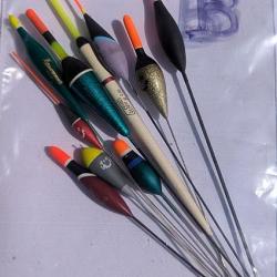Flotteur Vintage - lot x 10 pcs de A à H Pack : B - 10 flotteurs multiples