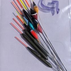 Flotteur Vintage - lot x 10 pcs de A à H Pack : G - 10 flotteurs multiples