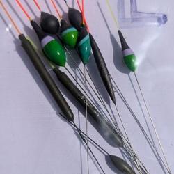 Flotteurs Vintage - lot x 10 pcs de I à P Pack : L - 10 flotteurs multiples