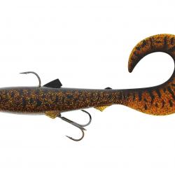 Leurre Souple Westin Bullteez Curltail R2F 16cm 35g 16cm Motoroil Burbot