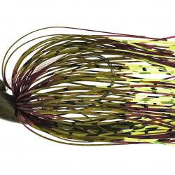 Rubber Jig Westin Slide-Up Tungsten 14g 14g n°3/0 Green Pumpkin / Chartreuse