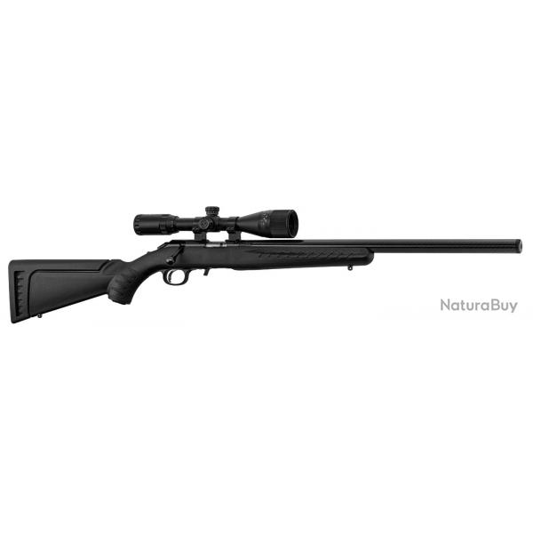 Carabine  verrou Ruger American Rimfire Cal. 22LR 22'' 1/2''-28 + Lunette 3-9x40