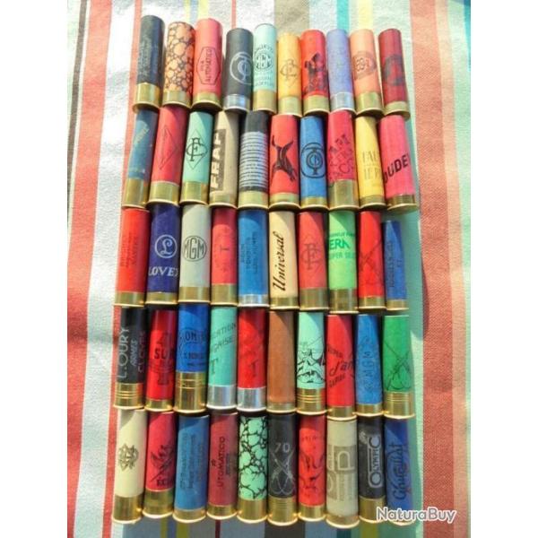 SUPERBE LOT DE 50 DOUILLES ANCIENNES JAMAIS CHARGEES  POUR COLLECTIONNEURS N5
