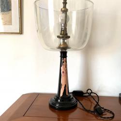Lampe art déco signée Valentin