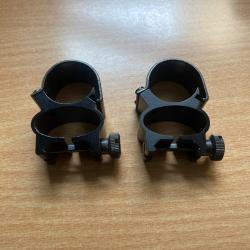 Colliers pour montage lunette 25.4 mm marque Weaver