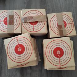 Lot de 500 Cibles cartonné 10x10