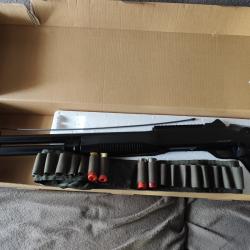Réplique airsoft fusil à pompe  calibre 6 mm BB bullet marque koer
