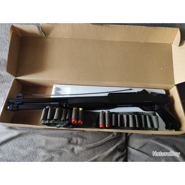 Rplique airsoft fusil  pompe  calibre 6 mm BB bullet marque koer