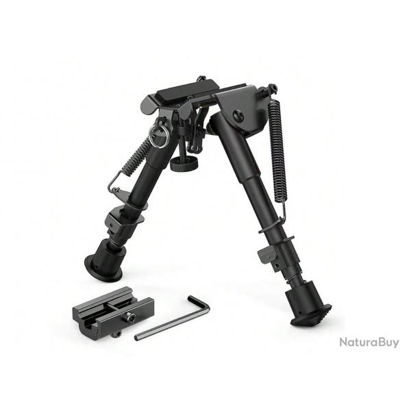1 sans prix de rserve - Bipied en aluminium  fixation Picatinny / Grenadire - 15  23cm