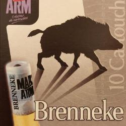 Cartouches MARY ARM Balle BRENNEKE - Cal: 16/67 - 27gr