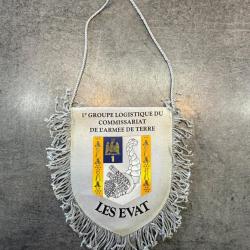 Fanion militaire Armée de Terre 1er Groupe Logistique Commissariat EVAT