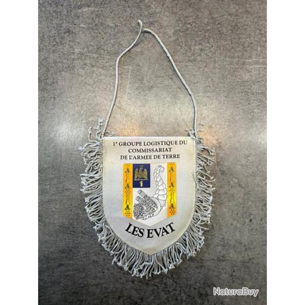 Fanion militaire Arme de Terre 1er Groupe Logistique Commissariat EVAT