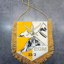 Fanion militaire Gendarmerie Mobile EGM 33/2 Chambéry Savoie
