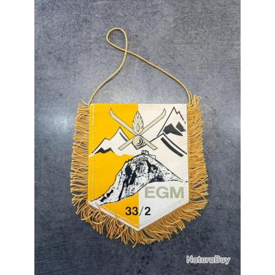 Fanion Original Gendarmerie Mobile EGM 23/2 Mont-de-Marsan - 26x17 Cm