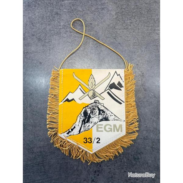 Fanion militaire Gendarmerie Mobile EGM 33/2 Chambry Savoie