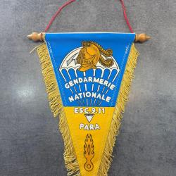 fanion Gendarmerie Nationale Escadron 9/11 parachutiste mobile