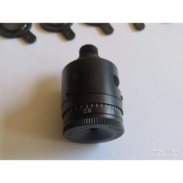 Iris de dioptre polarisant avec 7 filtres GEHMANN G500