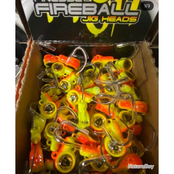 Tte plombe fire ball disponible 15 grs x5 pcs / nouveaut 2025 / FISH AND FISHING FRANCE