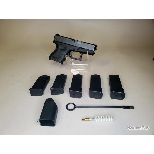 glock 26 9x19   5 chargeurs