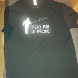Tee shirt J'peux pas j'ai pêche