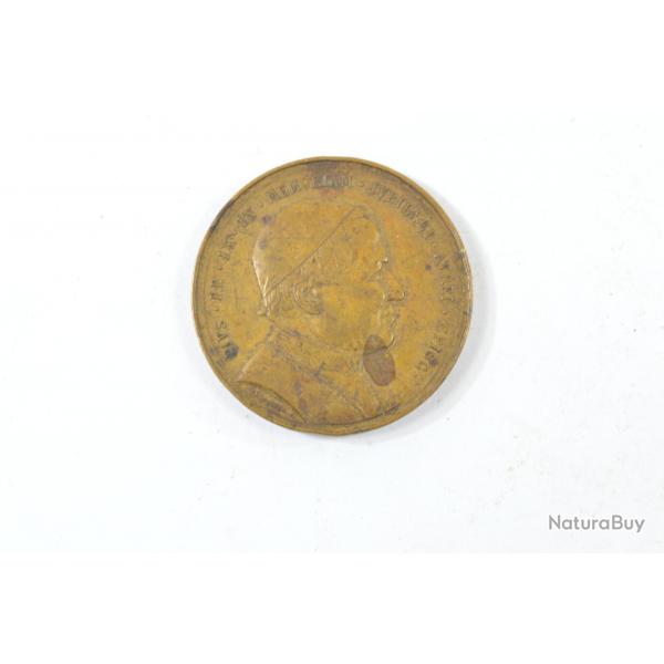 Mdaille Pape Pie IX - Mdaille du Jubil 1877 Ch. Wiener. Vatican