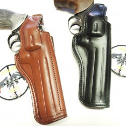 ETUI CUIR COMBAT FBI pour MR73( Entreprise artisanale française)