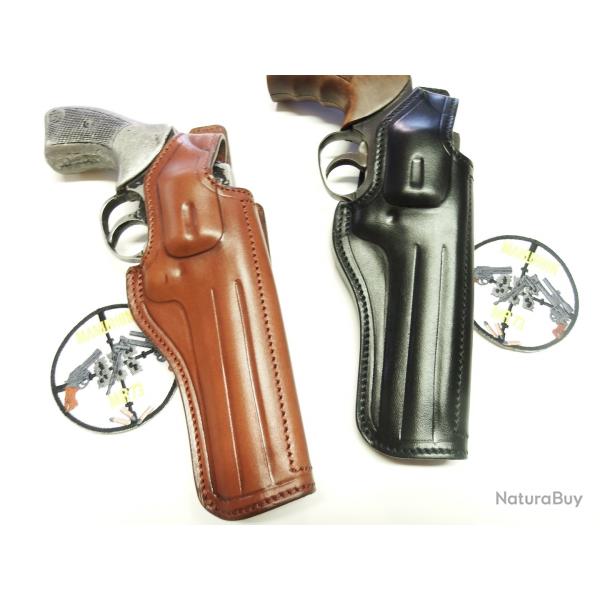 ETUI CUIR COMBAT FBI pour MR73( Entreprise artisanale franaise)