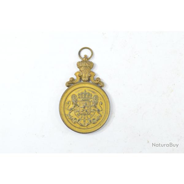 Médaille décoration Belge Onderlinge Bijstand 20 juni 1897 Molenbeek (Bruxelles) Belgique