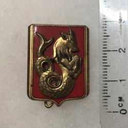 FRANCE MARINE - INSIGNE AVISO DRAGUEUR LA CAPRICIEUSE 1940/1964 Fabrication Drago Olivier Métra