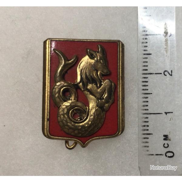 FRANCE MARINE - INSIGNE AVISO DRAGUEUR LA CAPRICIEUSE 1940/1964 Fabrication Drago Olivier Métra