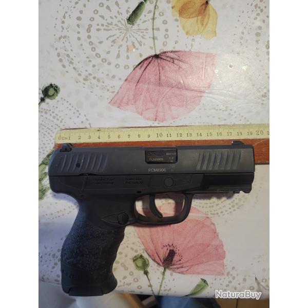 Walther Creed 9x19 avec 3 chargeurs, tir moins de 100 coups, 1 SANS PRIX DE RSERVE