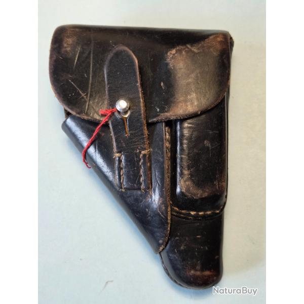 Un bel etuis de Walther PPK police Suisse des annes 60 Winterthur noir