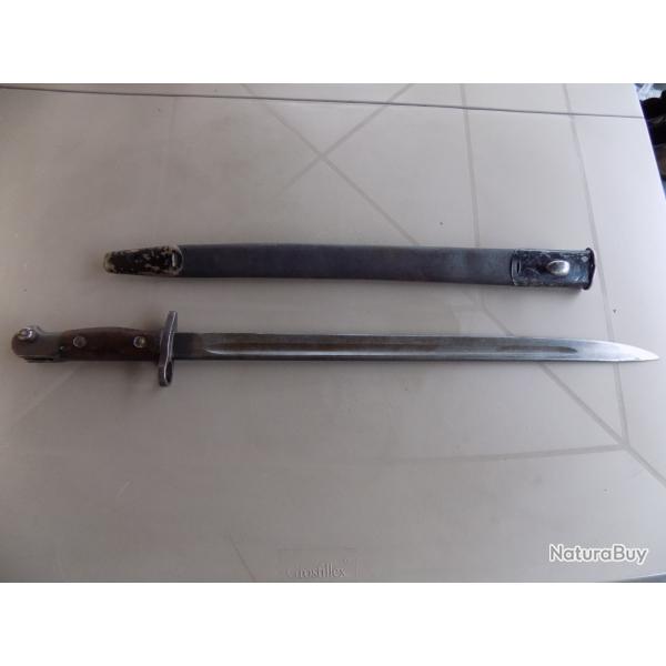 Rare baonnette Australie Lithgow M-1907 date 1919.