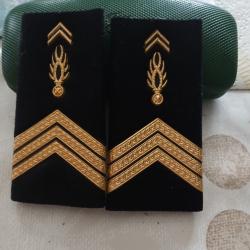 Galons de gendarmerie mobile de maréchal des logis chef