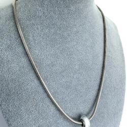 Collier serpent Pandora en argent - charms en verre de Murano