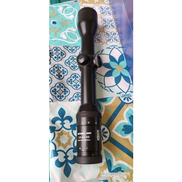 lunette affut/battue meopta artemis 2000  1.5-6x42