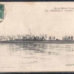 CPA - Marine de Guerre - BERNOULLI - SOUS - MARIN N°1522