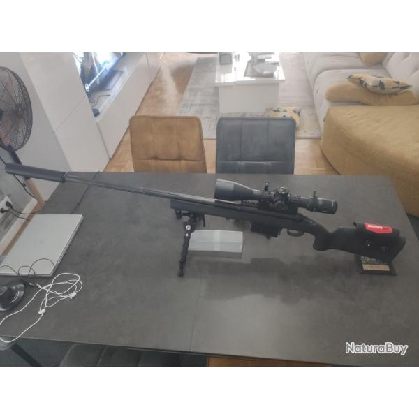 Savage 110 FCP HS prcision 338 lapua M+ lunette vortex Venom + RDS acier Vector