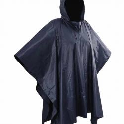 Poncho pluie imperméable camping randonnée Bleu marine taille unique polyester pratique léger