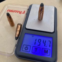 Lot 100 ogives .323 SPCE 196 grains