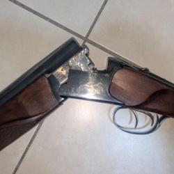 fusil de chasse superpose calibre 12/70 d'occasion Baikal  IJ-27 (??-27)