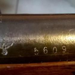 CARABINE MAUSER 98K OCASSION CALIBRE 8X57 IS BON ETAT AVEC BRETELLE CUIR