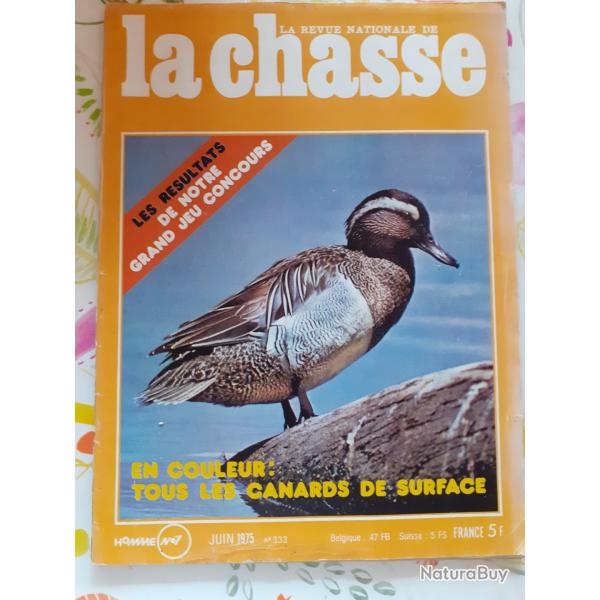 Revue nationale de la chasse  1975