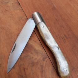 Couteau Régional L AURILLAC 555 VERITABLE MALLARET Manche en Corne