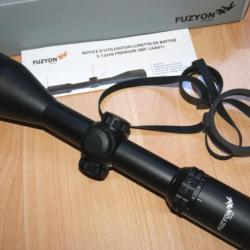 Lunette d'affût 3-12x56 FUZYON PREMIUM réf LAA01 réticule A4 lumineux / diam 30