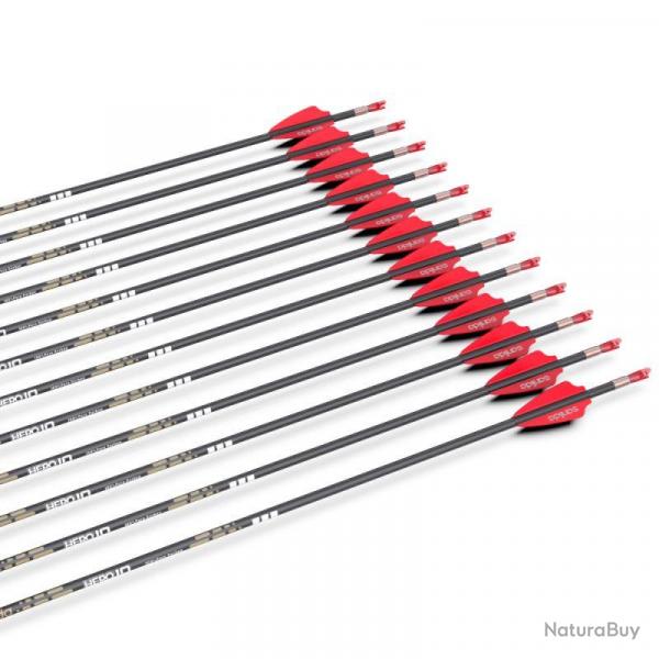 SANLIDA - Flche Carbone HERO 10 3.2mm (x12) 350