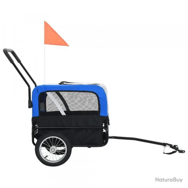 Remorque pour Vlo pour Animaux de Compagnie 91763 Porte-animaux et Chiens avec Cadre Solide Filet d