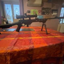 Carabine 22 lr  neuve a 1 euro sans prix de réserve  valeur 650 e avec équipement compris